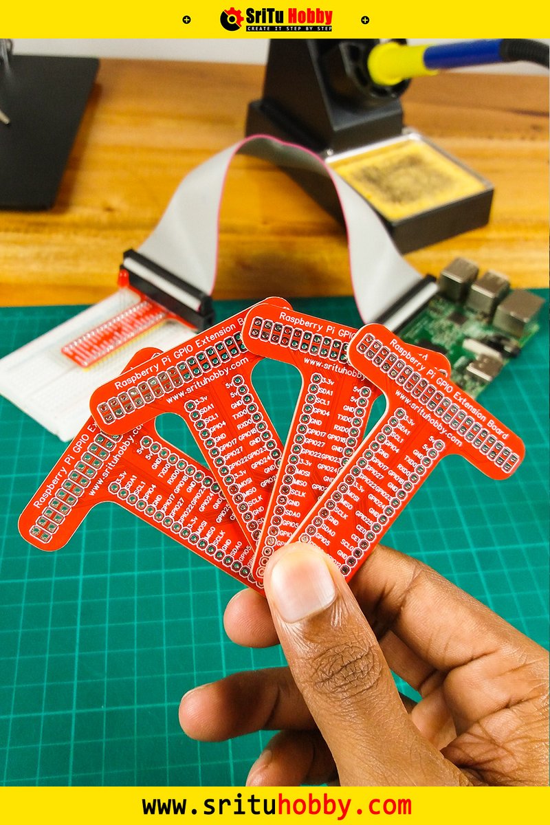 sritu_hobby's tweet image. Raspberry Pi Customise GPIO Extension PCBs
👉More tutorials and projects on srituhobby.com
👉Our Shop srituhobby.com/shop
👉YouTube youtube.com/c/SriTuTech_Sr…
#Raspberrypi #Raspberry_Pi #Raspberry_Pi_Pico #Raspberry_Pi_Projects #electronicprojects