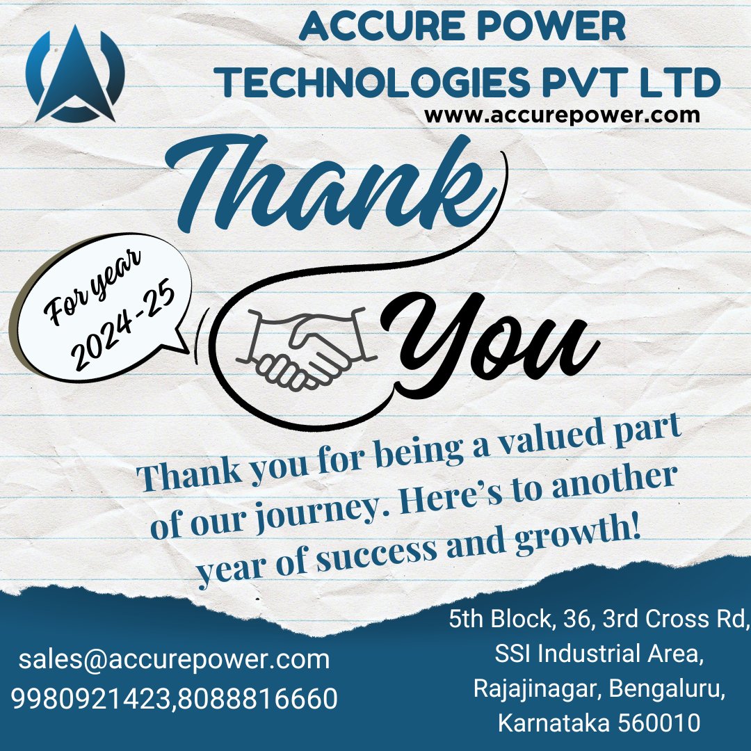 "Thank you for your trust &amp; support! 🚀 As we step into FY 2025-26, we look forward to more innovation, automation &amp; success together. Here’s to a year of growth! 🔧⚙️✨ #FinancialYear2526 #Innovation #Growth #Automation"

Let me know if you'd like any tweaks! 😊
