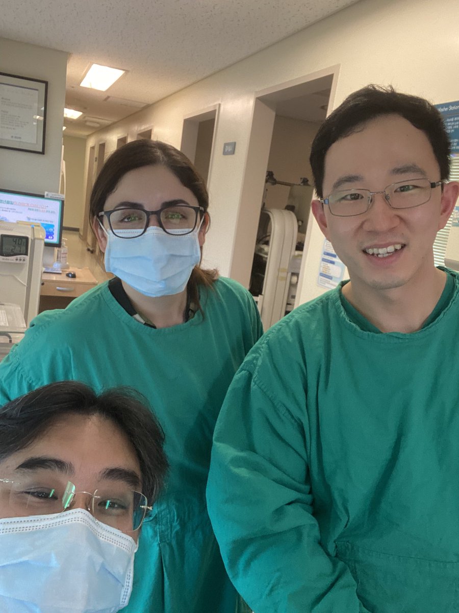 Sang Hyoung Park (@sang_hyoung) on Twitter photo Dr Barbara Riffo, #GI fellow from 🇨🇱 visited <a href="/AsanIbd/">ASAN IBD center</a> for 1 month.
She joined #IBD endoscopy session with my #GI fellow, #SionSeo 😄 <a href="/BDYE_IBD/">Byong Duk Ye</a> <a href="/Sung_Wook_Hwang/">Sung Wook Hwang MD</a> Dr Barbara Riffo, #GI fellow from 🇨🇱 visited <a href="/AsanIbd/">ASAN IBD center</a> for 1 month.
She joined #IBD endoscopy session with my #GI fellow, #SionSeo 😄 <a href="/BDYE_IBD/">Byong Duk Ye</a> <a href="/Sung_Wook_Hwang/">Sung Wook Hwang MD</a>