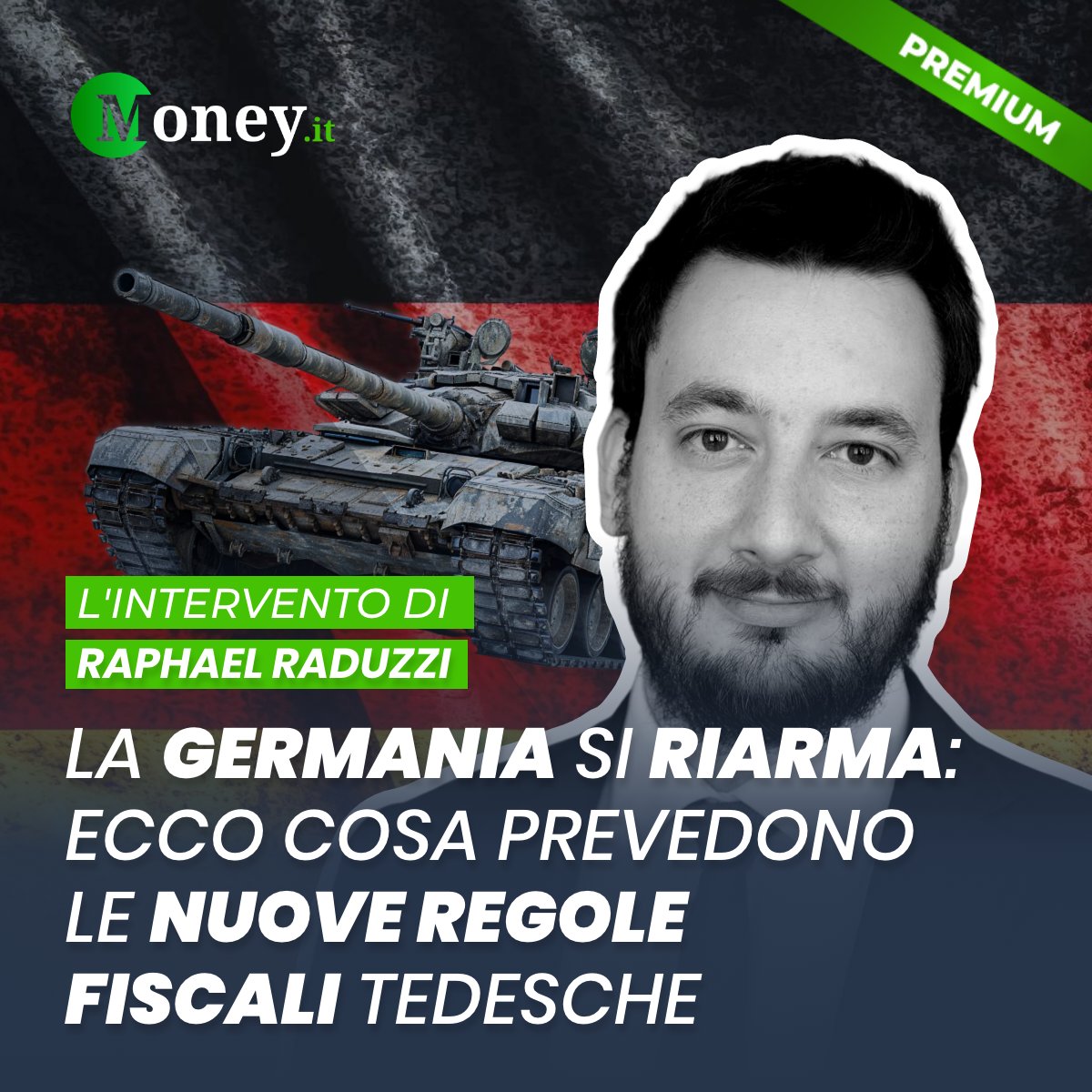 Money.it (@moneypuntoit) on Twitter photo La riforma costituzionale tedesca fatta per permettere maggiori spese militari potrebbe scontrarsi col nuovo patto di stabilità, fortemente voluto dalla Germania stessa.
L'approfondimento di <a href="/RaphaelRaduzzi/">Raphael Raduzzi</a>: go.money.it/jJd4 La riforma costituzionale tedesca fatta per permettere maggiori spese militari potrebbe scontrarsi col nuovo patto di stabilità, fortemente voluto dalla Germania stessa.
L'approfondimento di <a href="/RaphaelRaduzzi/">Raphael Raduzzi</a>: go.money.it/jJd4