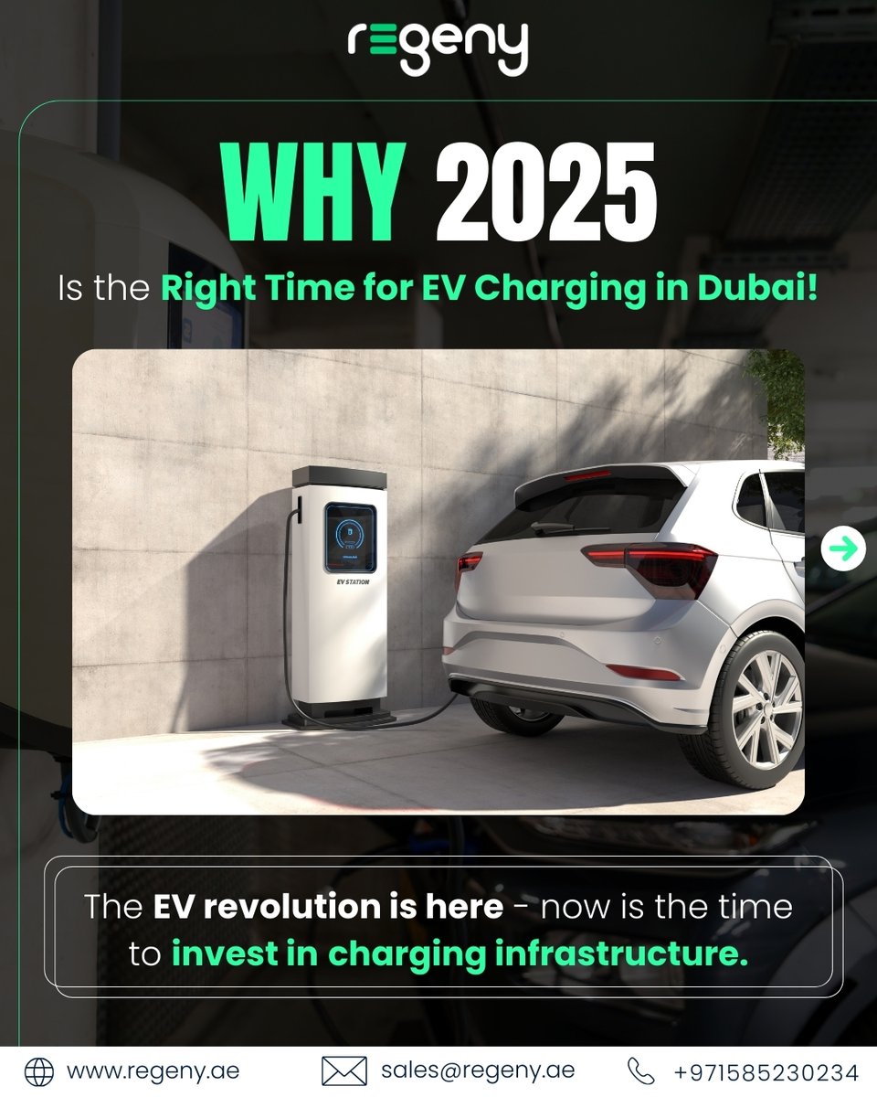 RegenyOfficial's tweet photo. Dubai’s EV market is booming - now’s the time to invest in smart charging solutions. 

With more EVs on the road, the opportunity is huge.

Regeny is driving the transformation. 

Visit https://t.co/GjUVtR4SIN

#dubai #evcharging #electricvehicles #smartcharging #regeny https://t.co/t9SUam5zwI