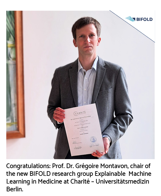 BIFOLD (@bifoldberlin) on Twitter photo 🥳Congratulations to Prof. Dr. Grégoire Montavon! Starting April 1, 2025, he was appointed BIFOLD Professor at <a href="/ChariteBerlin/">Charité - Universitätsmedizin Berlin</a>. He will chair the newly established researchgroup “Explainable Machine Learning in Medicine”. <a href="/dhzcharite/">Deutsches Herzzentrum der Charité</a> 🥳Congratulations to Prof. Dr. Grégoire Montavon! Starting April 1, 2025, he was appointed BIFOLD Professor at <a href="/ChariteBerlin/">Charité - Universitätsmedizin Berlin</a>. He will chair the newly established researchgroup “Explainable Machine Learning in Medicine”. <a href="/dhzcharite/">Deutsches Herzzentrum der Charité</a>