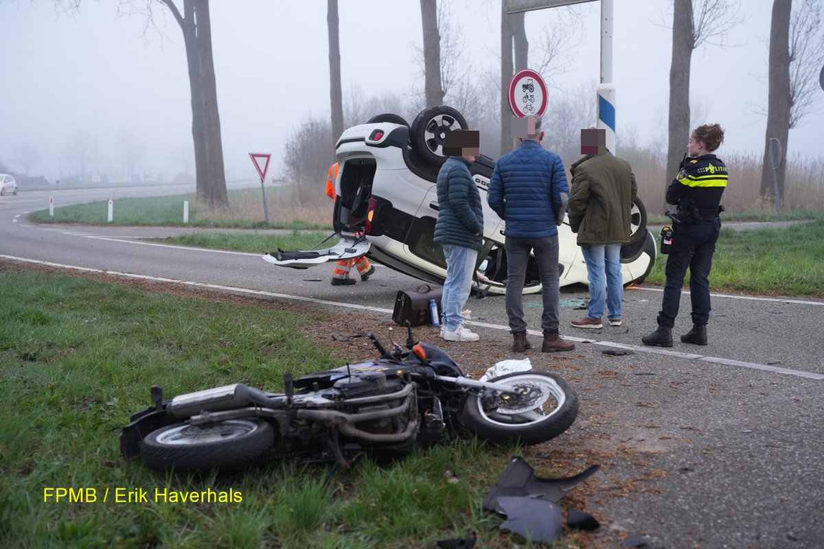 Ernstig ongeval op toerit N267 in Oudheusden