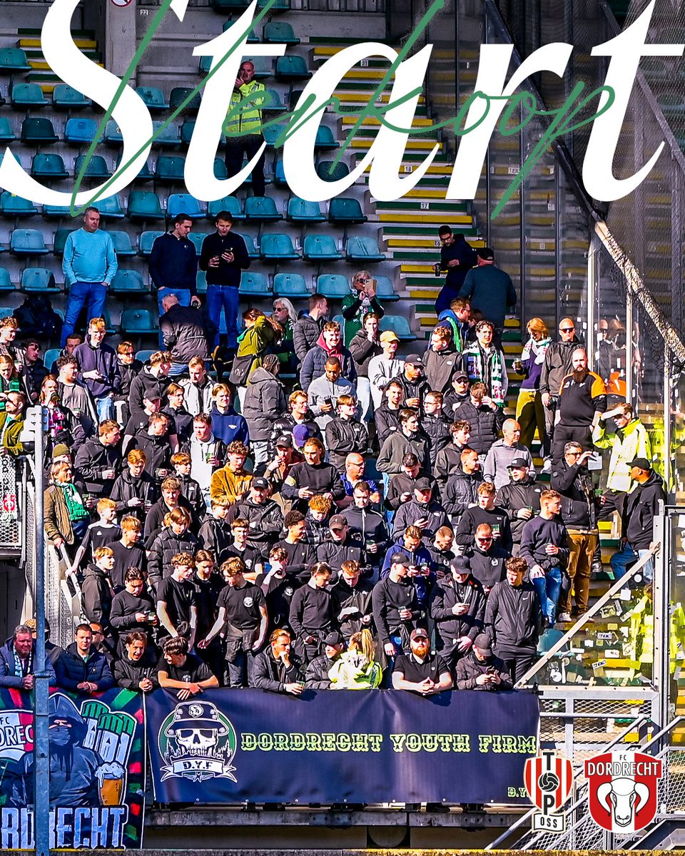 𝐊𝐨𝐨𝐩 𝐍𝐔 𝐣𝐞 𝐭𝐢𝐜𝐤𝐞𝐭𝐬! 🟢

Vanaf vandaag kan je tickets kopen voor de wedstrijd op zaterdag 19 april tegen TOP Oss! 🐑

👉 Tickets zijn verkrijgbaar via ons online ticketportaal: tickets.fcdordrecht.nl

📸 Nick Koole
#FCDordrecht #TOPDOR