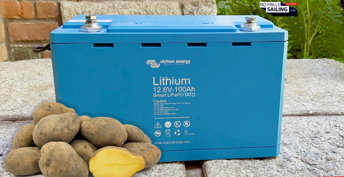 NoFrillsSail's tweet image. Energy storage becoming sustainable - and quite tasty! @Victron_Energy has launched their latest member of the LiFePO-battery family. Finally taming the endless powers of starch-rich vegetables:
no-frills-sailing.com/victron-energy…

#energy #BatterySolutions #BatteryTechnology #AprilFools