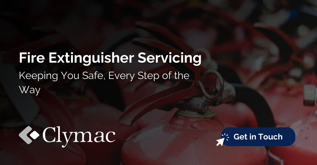 Clymac's tweet image. Fire extinguishers must be maintained to protect your business. Out-of-date units risk non-compliance &amp;amp; safety. Clymac ensures full servicing &amp;amp; compliance—plus, we can check your alarms &amp;amp; lighting too.

Learn more: bit.ly/4irvoDB

#FireSafety #FireExtinguishers
