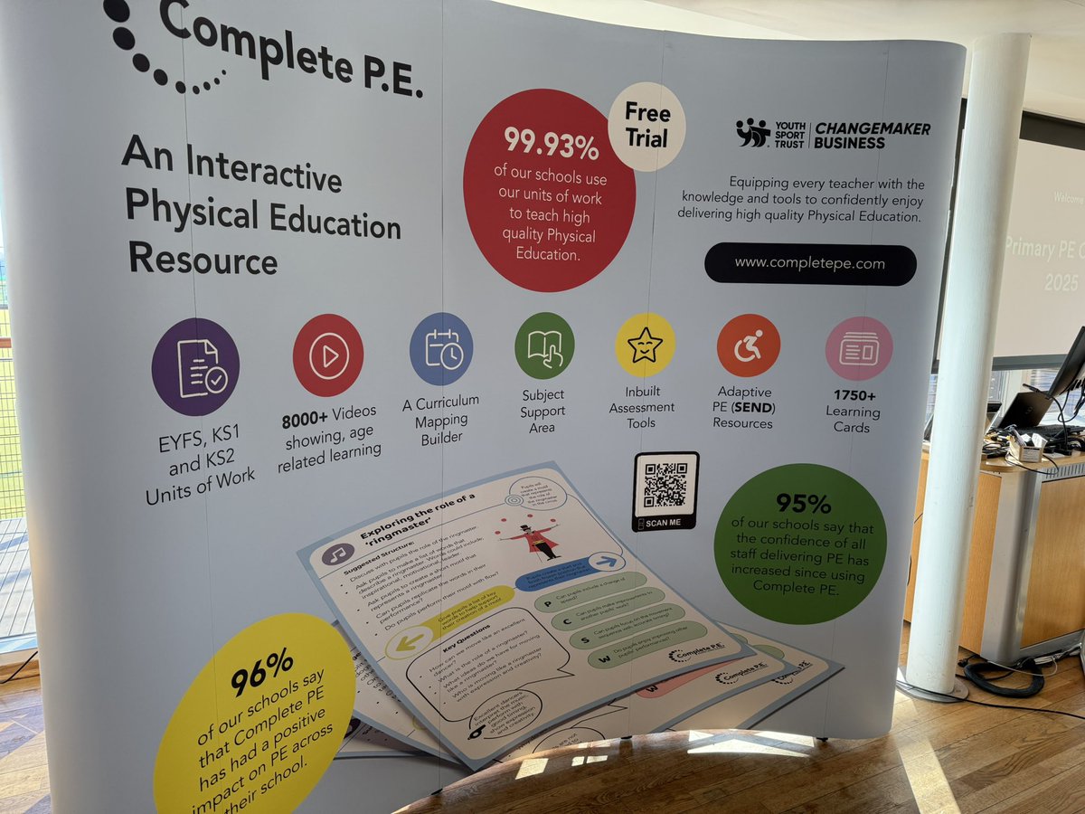Complete P.E. (@complete_pe) on Twitter photo We’re at the <a href="/PH_ActiveEd/">PH ActiveEd</a> Primary PE Conference today.
If you’re attending we hope you enjoy the workshops and the jam packed agenda.
We look forward to chatting to lots of you throughout the day. 👋 We’re at the <a href="/PH_ActiveEd/">PH ActiveEd</a> Primary PE Conference today.
If you’re attending we hope you enjoy the workshops and the jam packed agenda.
We look forward to chatting to lots of you throughout the day. 👋