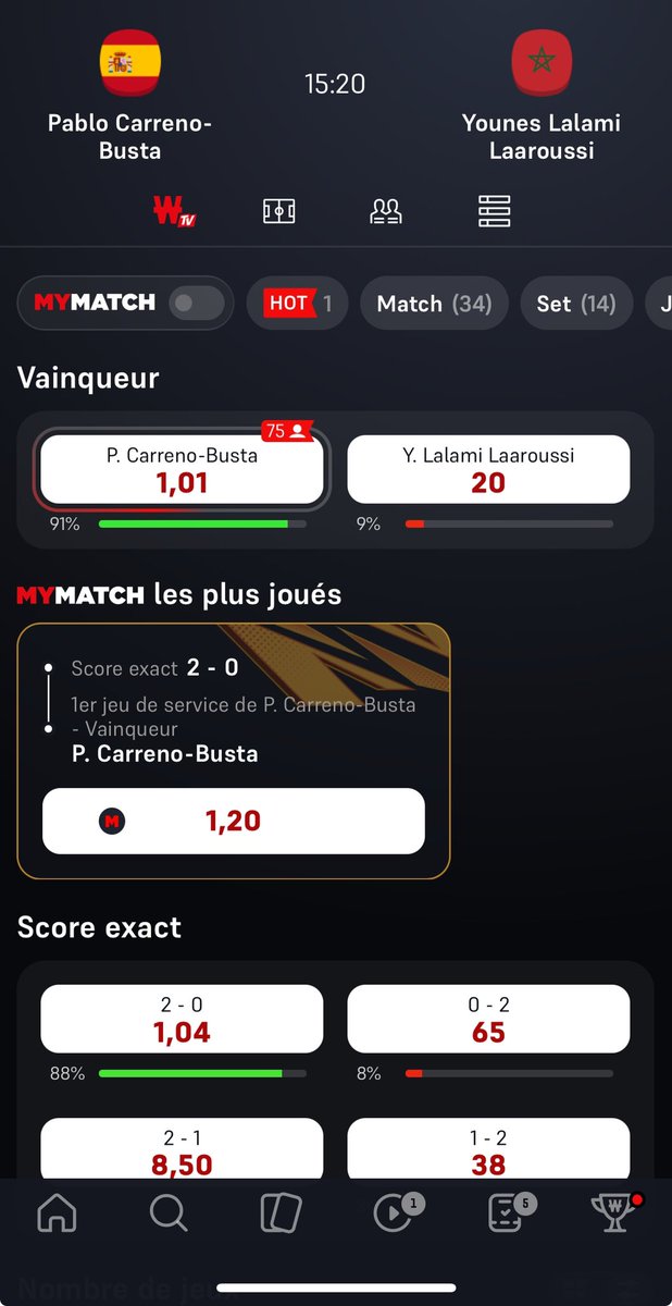 AlexCry98024992's tweet photo. Vous penser que les marocains peuvent prendre 1 set ? https://t.co/MPtPdxfNnp