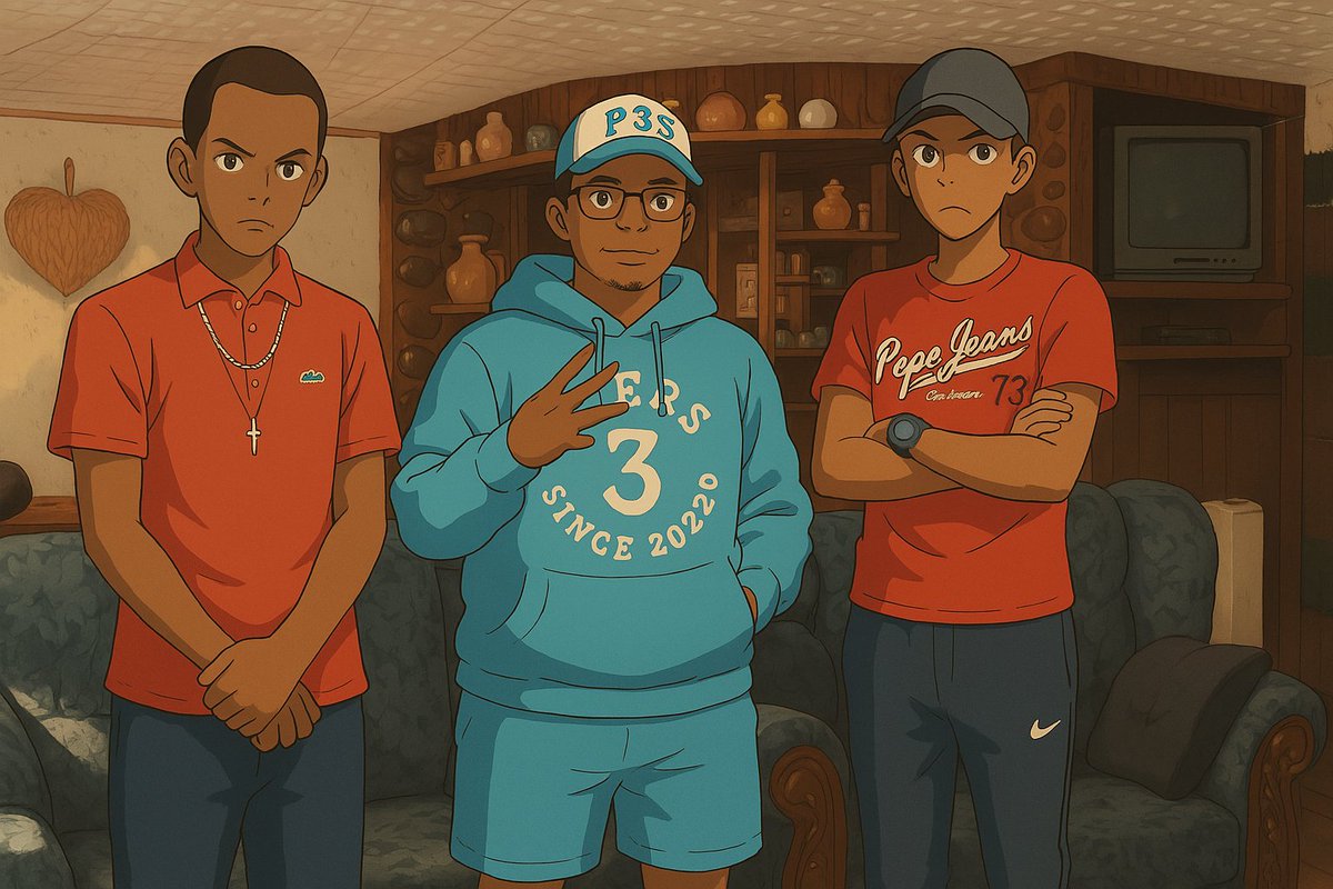 034issuesPod's tweet photo. We animated the most iconic Podcast pictures ghibli style ๐๐ฅ๐ฅโค๏ธ
Season 4 OUT NOW link:
https://t.co/HFAbLvBuzY
#ghiblistyle #Ghiblistudio #ChatGPT
#034issuespodcast #newcastlenumber1podcast #RecordsBroken_Movement #AprilFoolsDay https://t.co/BWZJ2xi2gq
