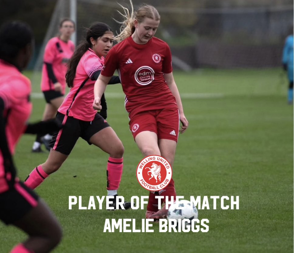 Congratulations to our U18 JPL debutant Amelie who has been voted our player of the match for her performance on Sunday👏🏼❤️

#UpTheWings