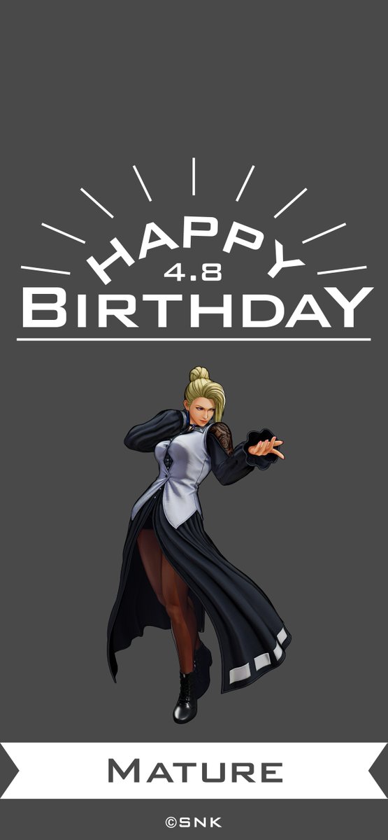 【誕生日Pick UP】
SNKキャラクターの誕生日を1人ずつご紹介！

4月8日はマチュアの誕生日です💐
Happy Birthday！

snk-corp.co.jp/official/kof-p…
#KOFstudio #SNK #KOF15 #KOFXV #誕生日