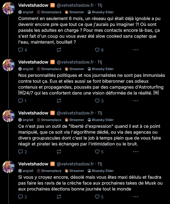 Velvetshadow's tweet photo. Sur ce, bon 1er avril, vous savez où me trouver (putain même ça ici tu dois y penser, pas utiliser certains mots, pas d'URL sinon t'es invisible, faire gaffe à pas tomber dans "l'autre twitter" et devoir mute ses mentions pour la journée, etc... épuisant, ça me manque pas 🔥) https://t.co/i1MfQVwy78