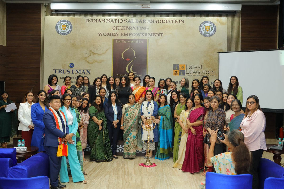 The Indian National Bar Association (INBA) proudly celebrated Women Empowerment on March 30, 2025, with the launch of "The Phenomenal She" 7th Edition at the Constitution Club of India. 
<a href="/LawyersComm/">Lawyers' Committee for Civil Rights Under Law</a> , <a href="/GlobalGoalsUN/">Global Goals</a> , <a href="/unwomenindia/">UN Women India</a> ,