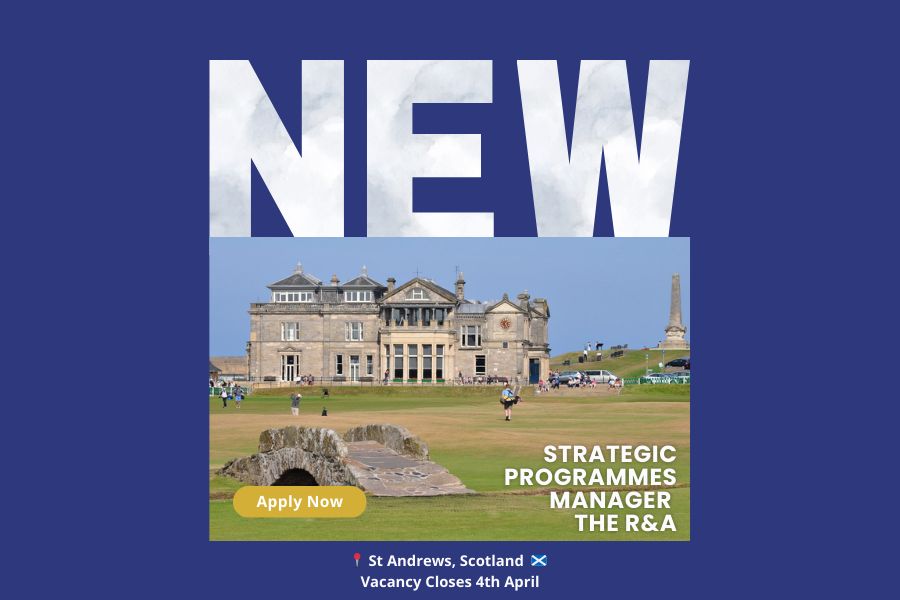 🚨 Job closes 4th April! 🚨

🏌‍♂️ Strategic Programmes Manager
🏢 The R&amp;A
📍 St Andrews, Scotland
📦 Benefits include free tickets to The Open and AIG Women’s Open each year!
🔗 buff.ly/uSv4iMj