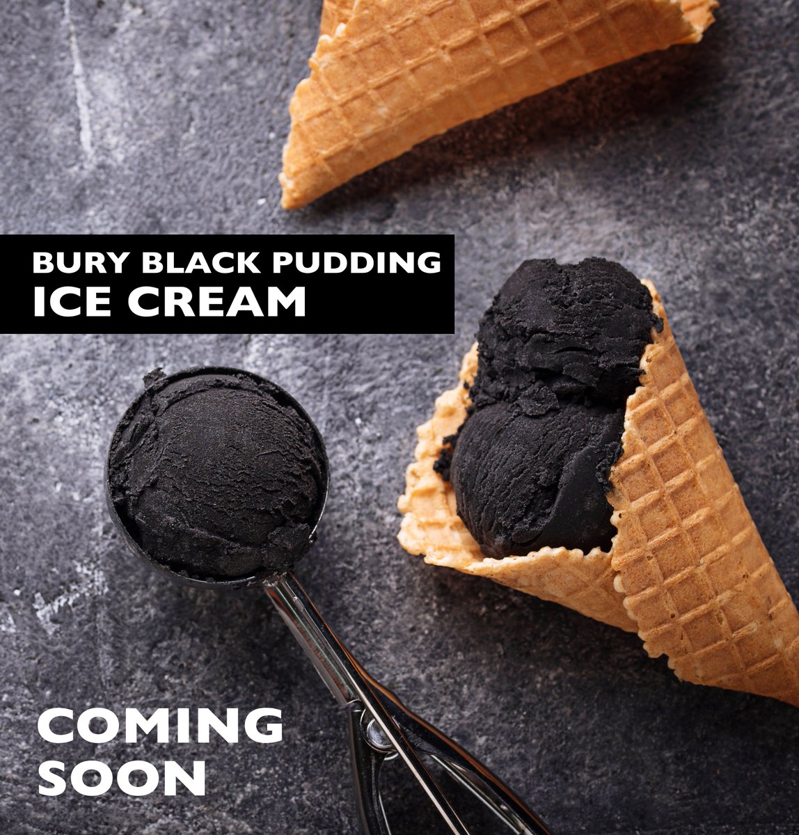 NEW PRODUCT DROP 👀🍦

Introducing Bury Black Pudding Ice Cream – all the flavour, now frozen.

Perfect for BBQs, brekkie or brave souls...

Would you try one? ❄️🍢