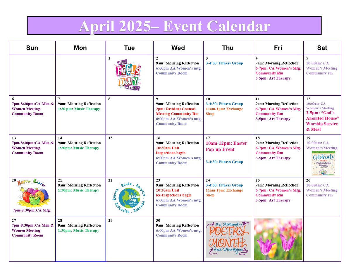 FrontstepsC's tweet image. Warm hearts, open doors. Our April 2025 calendar is here, filled with programs &amp;amp; activities designed to support you. Need help? We&apos;re just a call or click away. Reach us at 216-781-2250 or visit frontstepsservices.org

#CommunitySupport #mentalhealthmatters #behaviormanagement