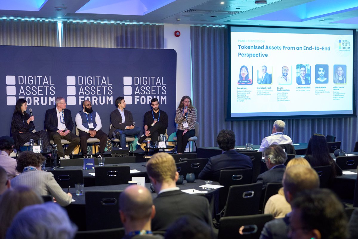 Digital Assets Forum (@daf_global) on Twitter photo đ„ Tokenised Assets From an End-to-End Perspective â @arthurb (@Tezos), Coco Chen (<a href="/AFME_EU/">AFME</a>), Christoph Hock (@UnionInvestment), Vic Arulchandran (<a href="/DeutscheBoerse/">Deutsche Börse Group</a>), Deniz Dalkilic (<a href="/BuildOnLumia/">Lumia</a>), and Olivia Vande Woude (<a href="/AvaLabs/">Ava Labs đș</a>) dive into the future of tokenisation, exploring đ„ Tokenised Assets From an End-to-End Perspective â @arthurb (@Tezos), Coco Chen (<a href="/AFME_EU/">AFME</a>), Christoph Hock (@UnionInvestment), Vic Arulchandran (<a href="/DeutscheBoerse/">Deutsche Börse Group</a>), Deniz Dalkilic (<a href="/BuildOnLumia/">Lumia</a>), and Olivia Vande Woude (<a href="/AvaLabs/">Ava Labs đș</a>) dive into the future of tokenisation, exploring