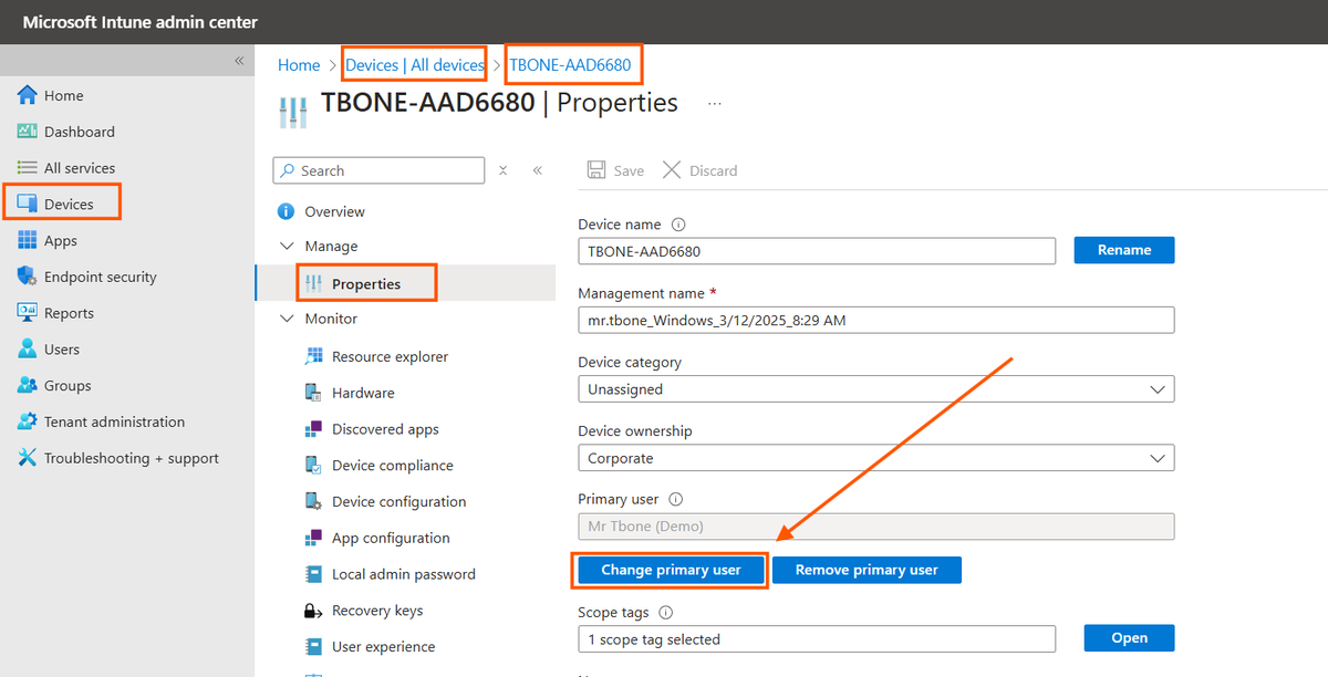 MrTbone_se's tweet photo. 🥩🥩New Blog from Mr T-Bone (MVP): Set Intune Primary User with Azure Automation! 🚀 Streamline device management with my updated script! 💻✨ Dive in now! 🖱️

#Intune #AzureAutomation #MVPBuzz #MrTboneBlog

https://t.co/FUieHeUNFl https://t.co/OjoPTyb5zc