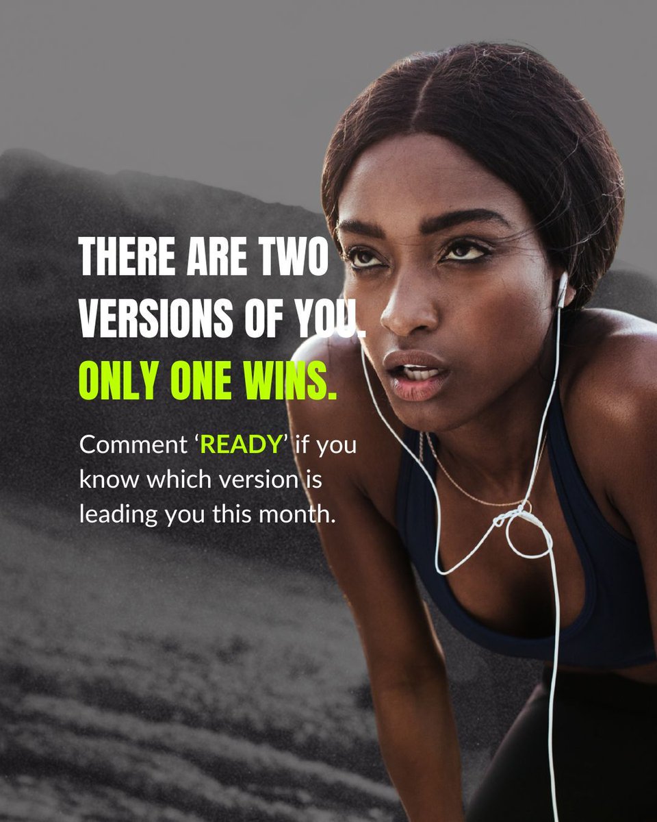 MyGoals_App's tweet image. There’s the you who wants comfort. And the you who’s ready to grow. Only one shows up when it counts! Which one are you moving with today?

Comment “READY” if you know which version is leading this month!