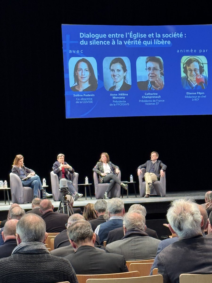 waynebodkin's tweet photo. Honoré d’avoir été invité, avec ma collègue Anne-Hélène Moncany, à la conférence annuelle des évêques de France à Lourdes pour aborder la question des violences sexuelles. Nous avons souligné l’urgence d’une prévention à trois niveaux : primaire, secondaire et tertiaire.#CEF https://t.co/Ue7H2Wcwp2