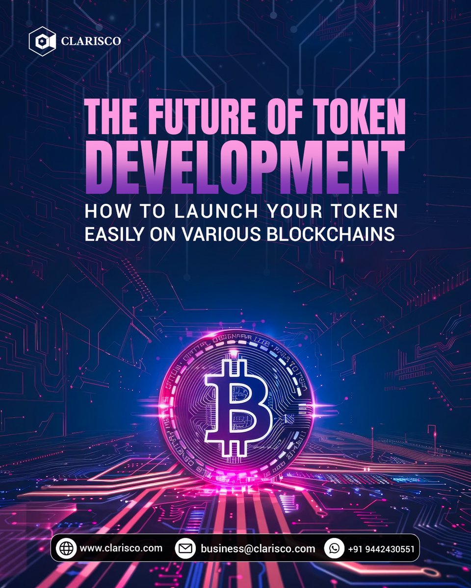ClariscoSol's tweet image. The Future of Token Development! Learn how to deploy tokens easily across multiple blockchains like Ethereum, BSC, and more with our latest blog.

Read more: bit.ly/429QIGL

#clarisco #TokenDevelopment #Ethereum #BSC #token #cryptotokens #crypto #deploytokens