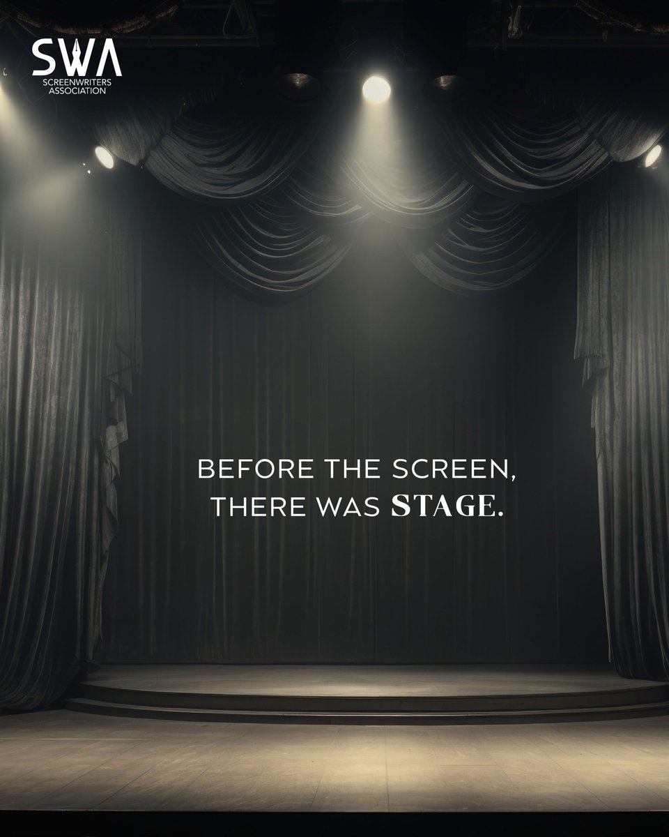 swaindiaorg's tweet photo. Before the screen, there was the stage. Theatre shaped the storyteller. SWA salutes the legacy that still echoes in every screenplay.

#SWAIndia #FromStageToScreen #LegacyOfTheStage #ScreenwritersOfIndia #StorytellingRoots https://t.co/A3SMenXHem