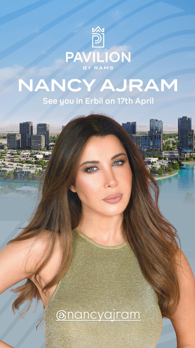 See you Erbil on 17th April <a href="/NancyAjram/">Nancy Ajram</a> ❤️