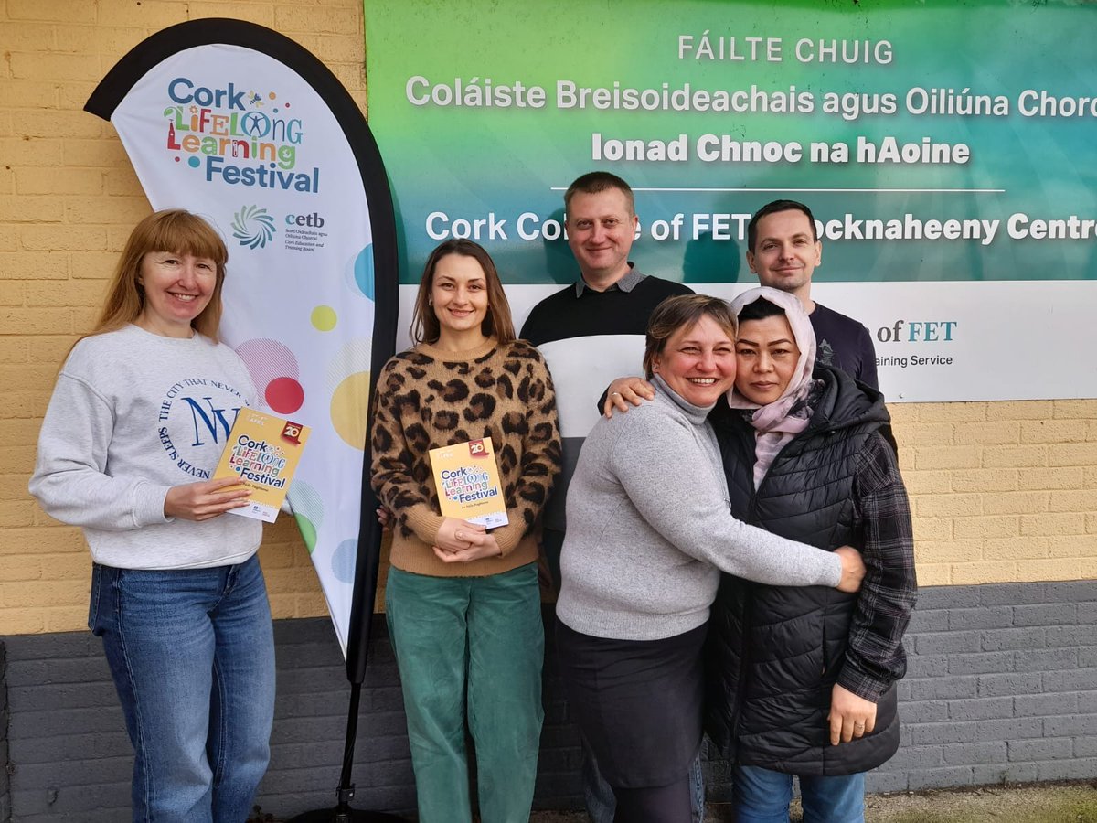 CorkETB's tweet photo. Cork ETB is gearing up for the 2025 Lifelong Learning Festival which commences tomorrow and runs until April 9th. Cork ETB is proud to be a lead partner in the festival and will have a wide variety of events showcased across its FET campuses, schools and centres.#lifelonglearning https://t.co/PcPyj1GqfI
