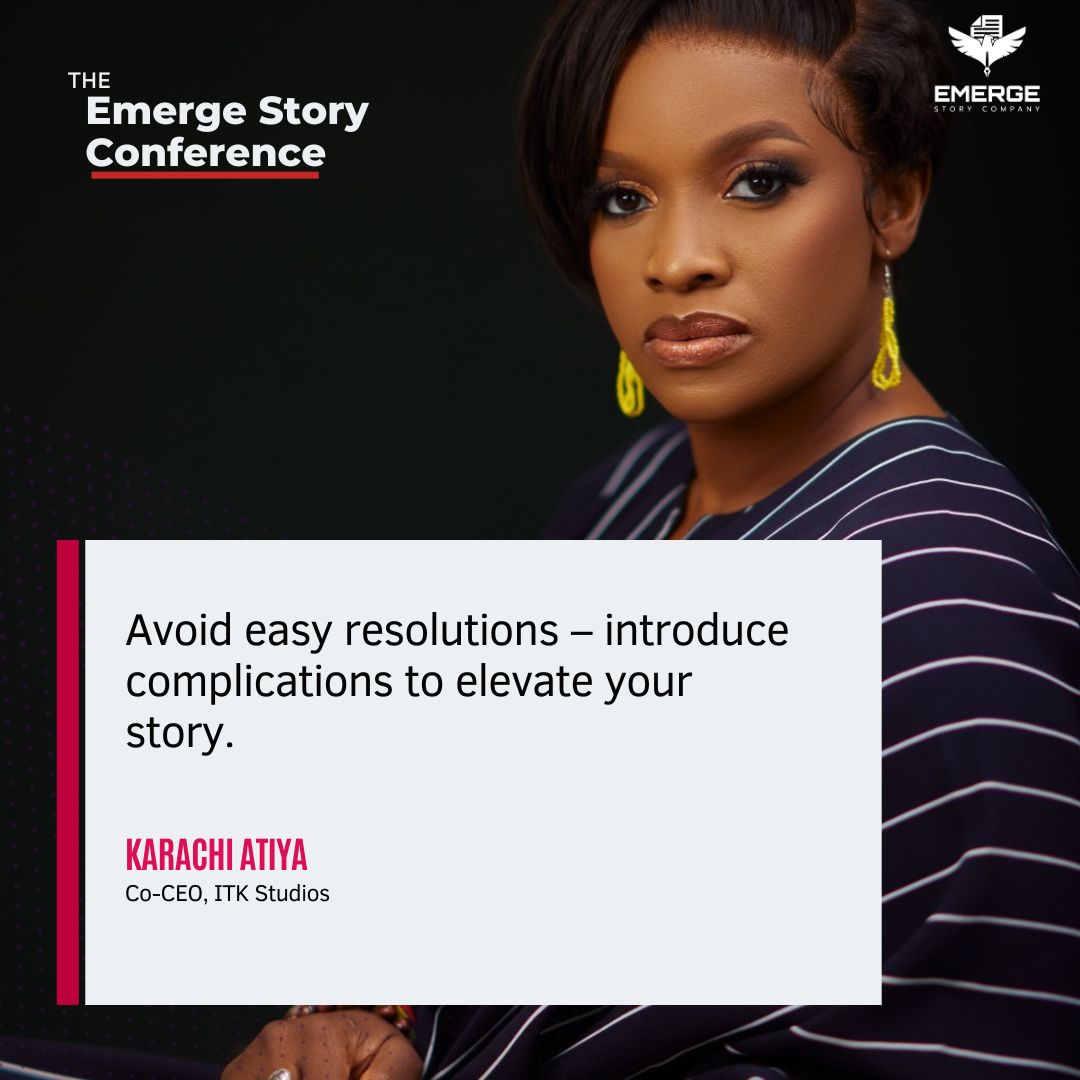 EmergeStory's tweet photo. Women's Month may have come to an end, but our celebration of women does not end here. We continue to celebrate their greatness and encourage them to keep winning.

Some special nuggets from Karachi Atiya, one of our speakers for the #emergestorycompany story conference 4.0. https://t.co/RpIhMMSik7