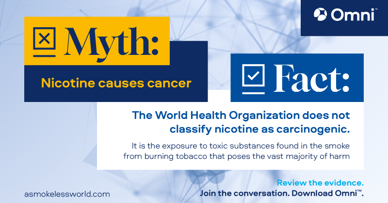 smokelessworld's tweet photo. If you’re a legislator, a public health expert or scientist interested in the role that Tobacco Harm Reduction can play in reducing the incidence of smoking-related disease, download Omni™ and join the conversation.