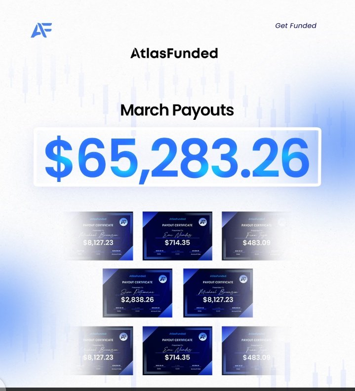 March was MASSIVE! 

We paid out $65,283.26 — our biggest month yet! 🔥 <a href="/atlasfunded/"></a>

And with the launch of Atlas Access, the first and only Pay After You Pass prop firm evaluation, April’s payouts are set to be even bigger. 📈

Let’s keep climbing. 🚀