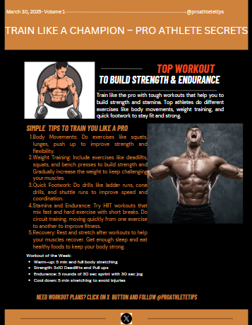 proAthleteTips's tweet photo. Tell me what motivate you to keep pushing yourself toward fitness? And don’t forget to check out top workout tips to build strength and endurance in newsletter. 
Link: https://t.co/FMW2X3rRW0
#tips #motivation https://t.co/YRq6fiEOxH