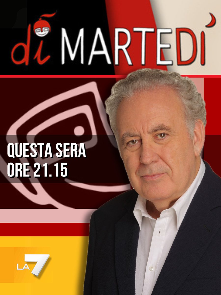 Questa sera ore 21.15 ospite a <a href="/diMartedi/">diMartedì</a> 

#dimartedi 
#la7
#michelesantoro
#giovannifloris