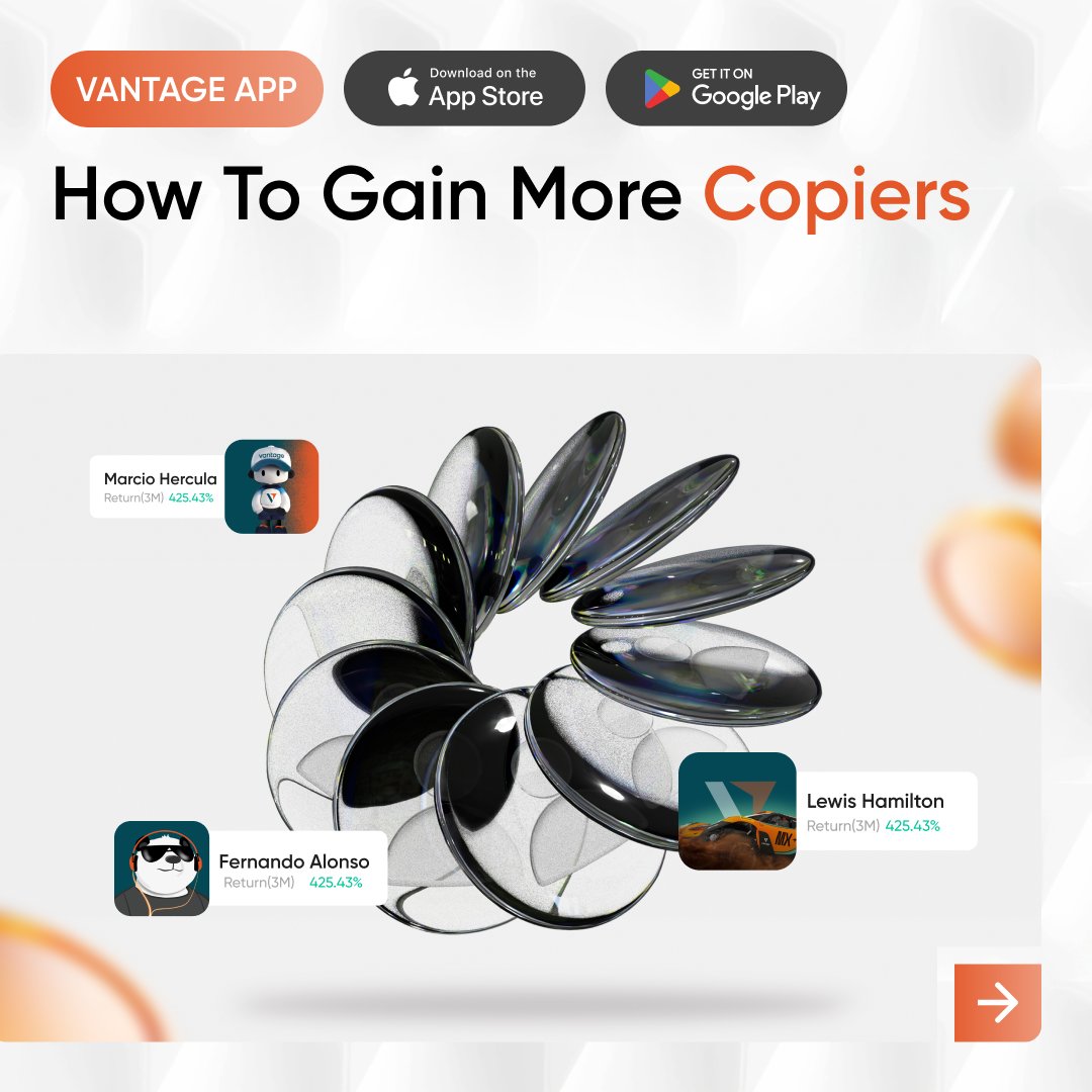 vantagemarkets's tweet photo. Level up your trading game with these tips and tricks to grow your copier count. Copy trade today!
#VantageApp #VantageCopyTrading #VantageMarkets https://t.co/txShKXweTl