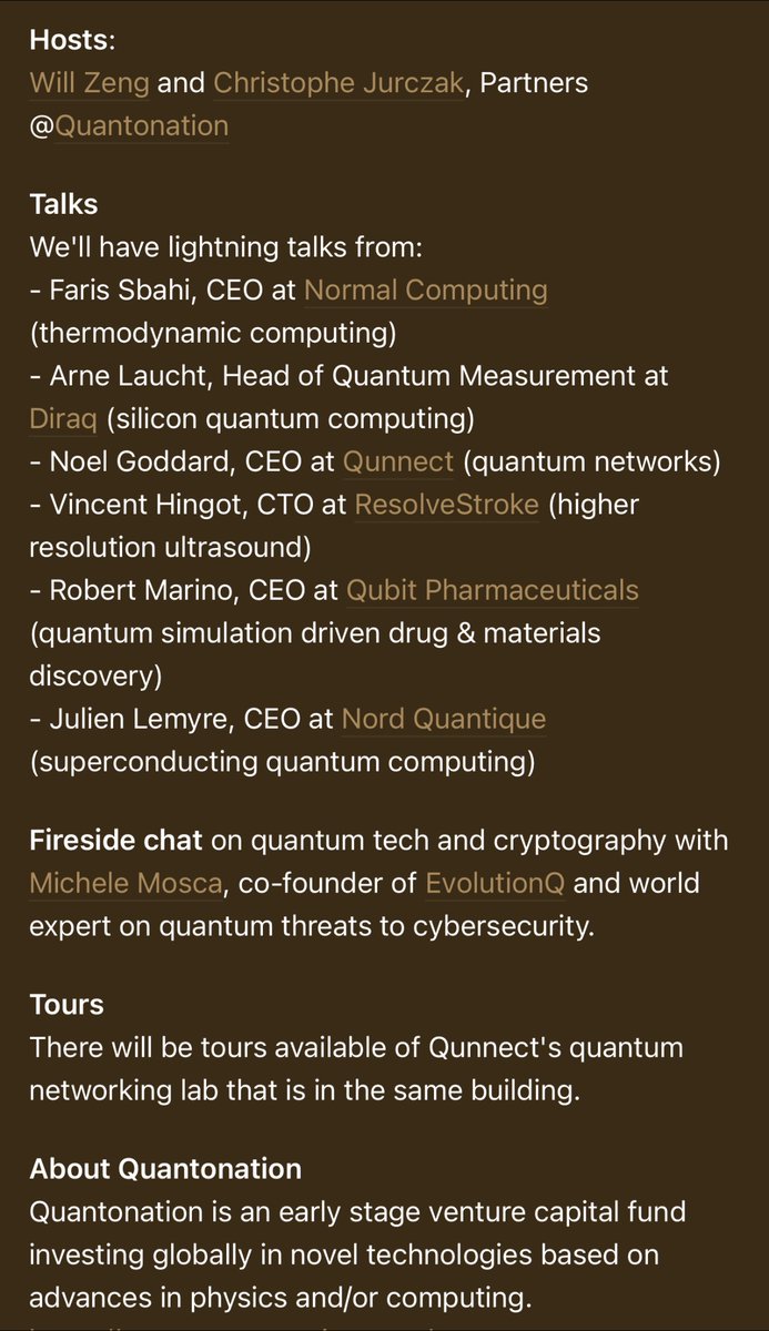 Over 350 founders, engineers, and investors joining us for the <a href="/Quantonation/">Quantonation</a> physics tech showcase on April 3. See you there!
