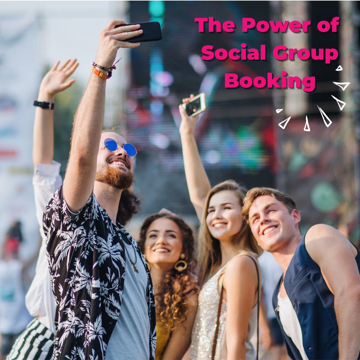 20% - 50% of total ticket sales at top #festivals &amp; major #attractions using LIVE IT are driven by group bookings➡️ Click here to learn how LIVE IT’s Social Group Booking is one of the most powerful marketing tools in today’s competitive #event landscape: liveit.io/2418-2/