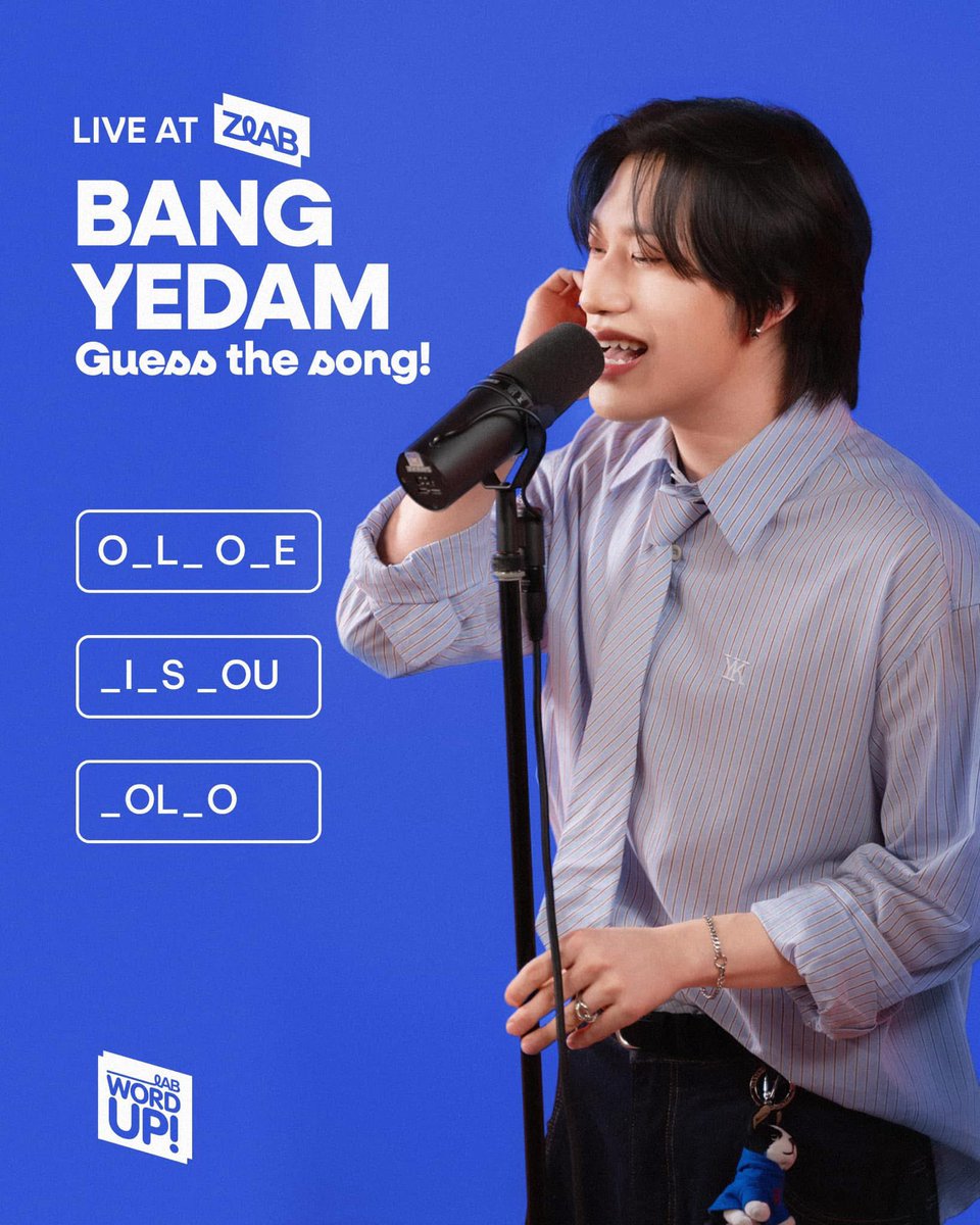 YEDAMBRANDS's tweet image. Bang Yedam will sing &apos;ONLY ONE&apos;, &apos;Miss You&apos;, and &apos;HOLLO&apos; on ZLab WordUp tomorrow.🎤💫

19:00 - 02.04.2025 LAB WordUp! - BANG YEDAM

#DAOMusicEntertainment #ZLAB #LABWordUp 
#방예담 #BANGYEDAM @_YEDAM_OFFICIAL