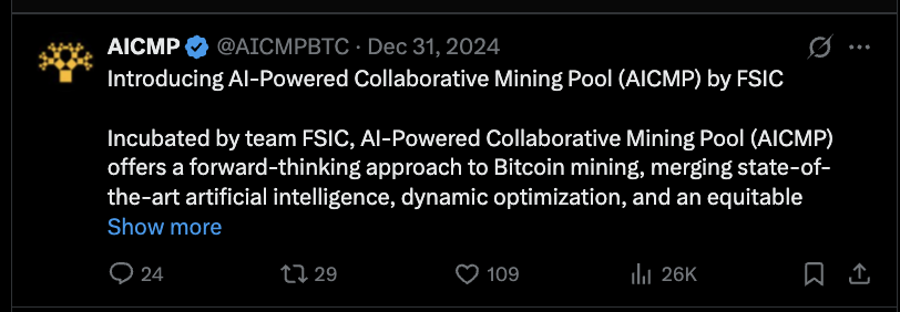 Leo93723's tweet photo. 🚨SCAM WARNING: Do NOT buy $AICMP
@AICMPBTC❌they have rugged their project on BTC
@fsicbtc  btc生态之耻 
💰 >40,000 $FB stolen &amp; dumped from holders seems planned from the start of $AICMP now they keep minting $FB &amp; selling it off. RIP #memecoin #scamwarning #okx #magiceden $sol https://t.co/HsVezv8oQc