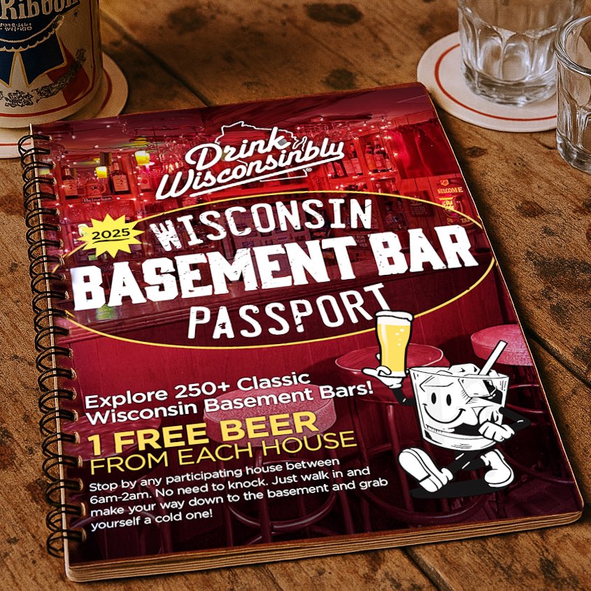 You loved our DW Dive Bar Passport. We're excited to introduce our new Wisconsin Basement Bar Passport!

We've partnered with your friends and neighbors from all over Wisconsin. They're opening their doors (front and fridge) to you all.🍻 DrinkWi.co/basement