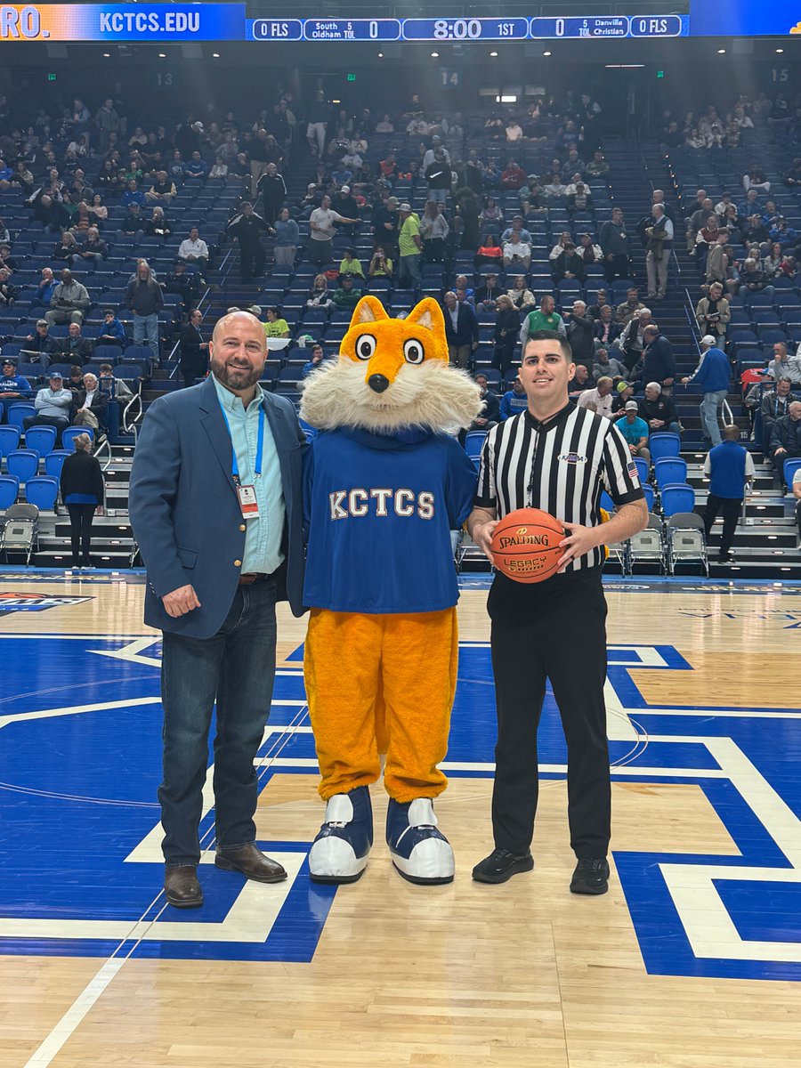 SPEDA President &amp; CEO Chris Girdler presented the game ball last week during an evening session of the <a href="/KHSAA/">KHSAA Main</a> Boys Sweet 16 Basketball Tournament at Rupp Arena. The honor was bestowed upon him as part of his service to the <a href="/KCTCS/">KCTCS</a> Board of Regents.