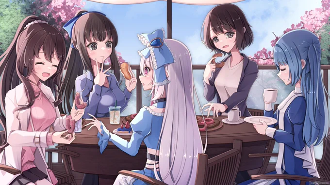 【ロスアカ】エイプリルピンナップ2点、納品させていただきました。リクエストありがとうございました!『Lost Arcadia』 (C) 珀銀 /  
