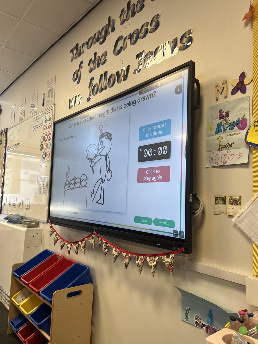 Year 3 are loving Character Strengths Pictionary in our #myhappymind lesson this week