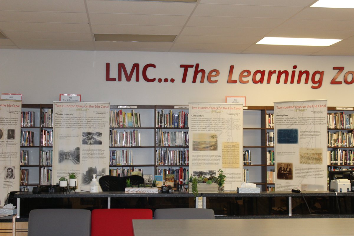 LancasterHSLMC's tweet photo. Celebrate The Erie Canal Bicentennial in 2025! The LMC has a display of information about how the canal has transformed America and influenced not only New York State, but the nation. https://t.co/VyDFI9IYNs