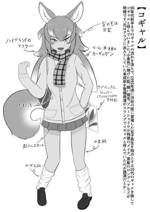コギャルニホンオオカミちゃん 