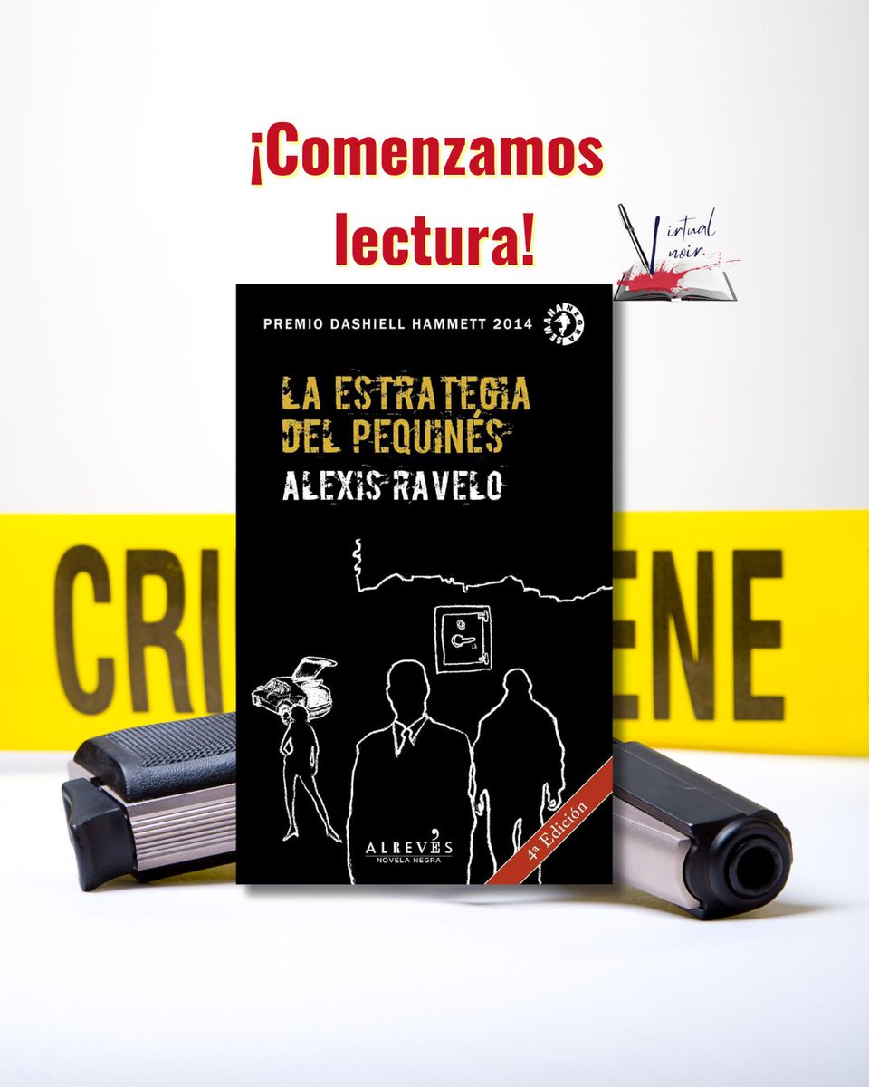 RachelRipley25's tweet photo. 📢 ¿Te gusta la novela negra? 📖🔍 
¡Únete a nuestra lectura conjunta!

La estrategia del pequinés, de Alexis Ravelo🖤

📅 Comenzamos hoy, 1 de abril. Aún estás a tiempo de sumarte y leerlo con nosotros.

¿Te unes a la lectura? 🚀📚

https://t.co/8W1n23OiHQ https://t.co/xiKjKIfAbi