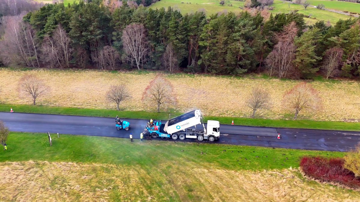 DebmatSurfacing's tweet photo. Another quality finish at Slaley Hall ✅

900m of resurfacing complete with 600 tonnes of Stone Mastic Asphalt and new line markings. A proud job for the Debmat team.

📞 0191 413 6855
🔗 https://t.co/Kgl6Z6ZFzZ

#Northumberland #RoadResurfacing #ConstructionUK https://t.co/fIFHDtDhhz