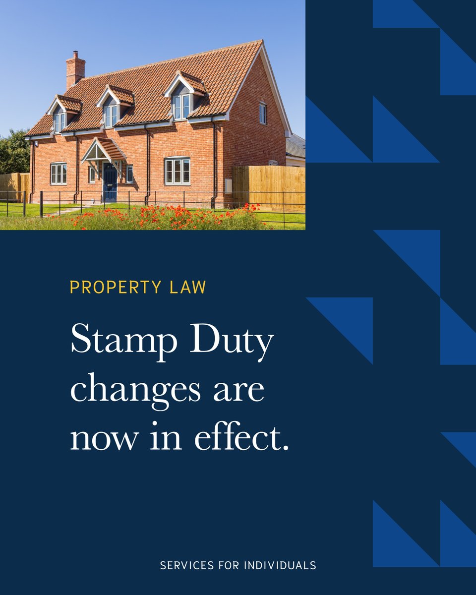 📢 Stamp Duty Changes Are Now in Effect!

New #StampDuty rules will affect homebuyers across the UK. Changes include new tax rates and thresholds, which could impact your purchase costs.
Need guidance? Our #PropertyLaw experts are here to help: wace-morgan.co.uk/contact/