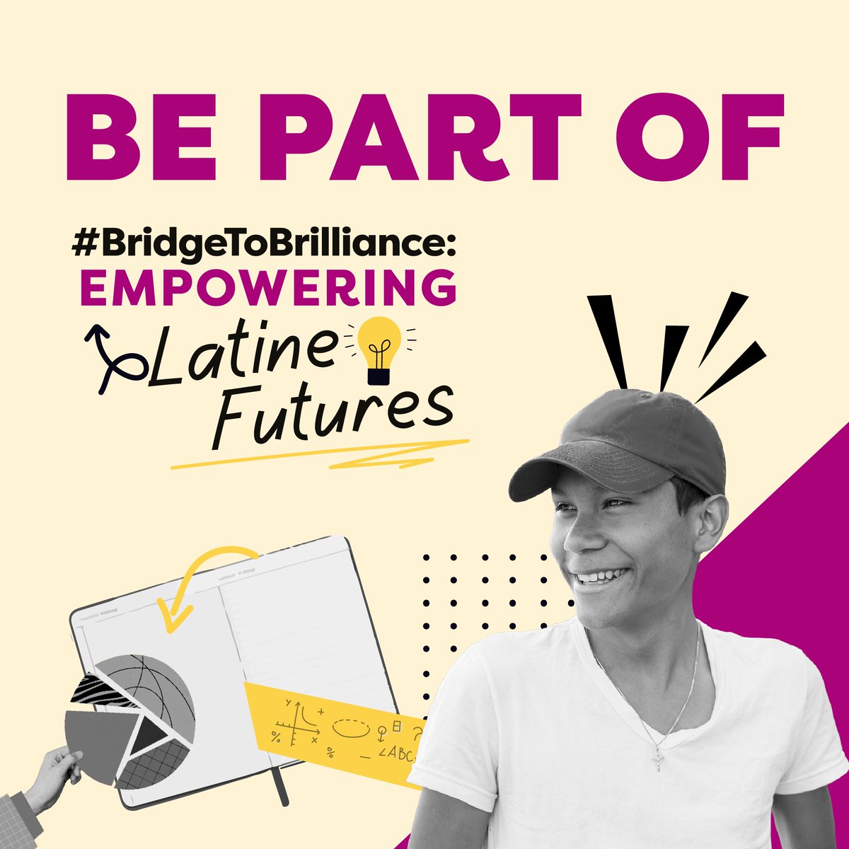The #BridgeToBrilliance campaign is NOW LIVE! Starting April 1st, we're empowering Latine futures through education. Every donation matters! 

Join us in breaking barriers and creating opportunities for Latine students 🎓

👉🏾 bit.ly/b2b-2025 

#LatineFutures2025
