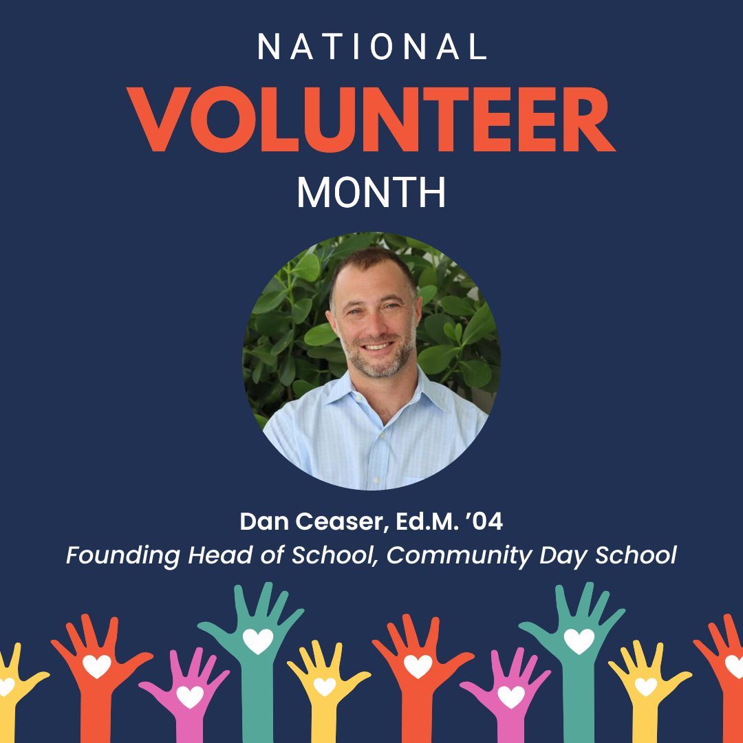 hgse_alumni's tweet image. Happy National Volunteer Month! We love celebrating our alumni volunteers throughout the month of April and all year long! We are kicking off our spotlights with Dan Ceaser, Ed.M. &apos;04. Dan serves on the #HGSE Alumni Council. #hgsealumni #harvardeducation @harvardeducation