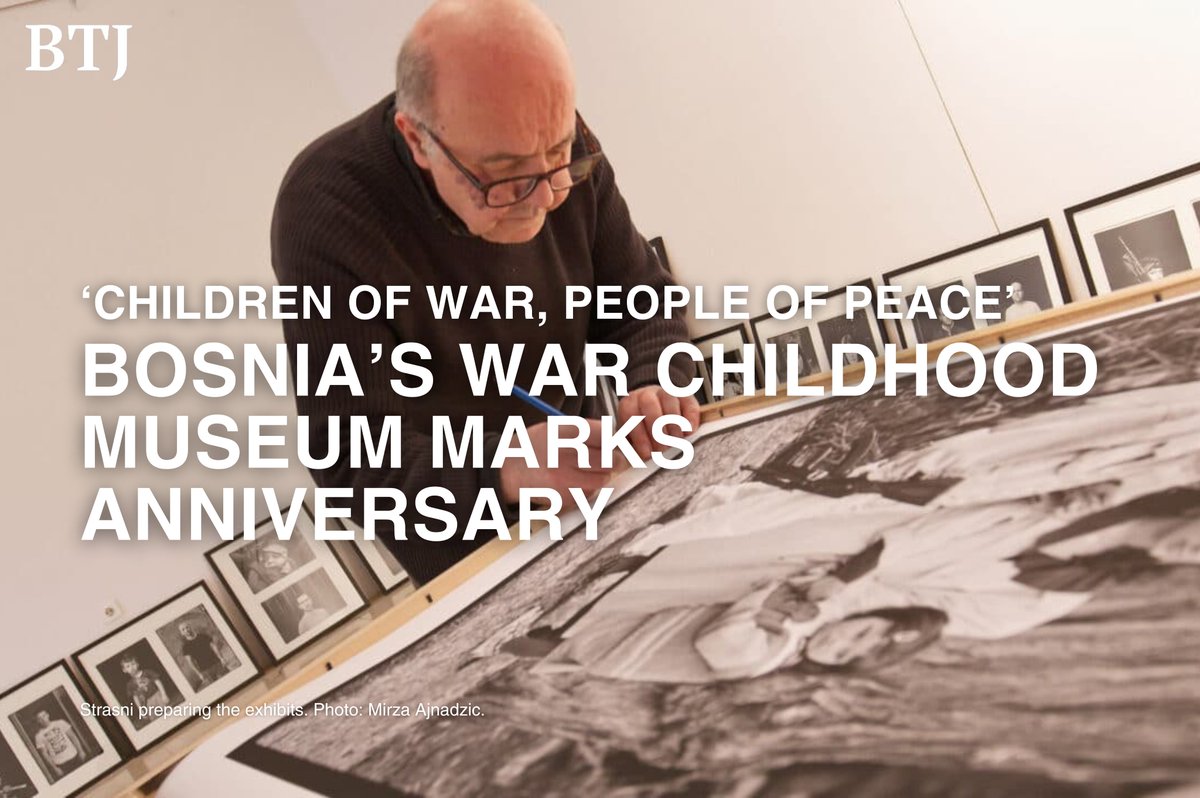 Balkan TJ (BIRN) (@birn_btj) on Twitter photo 🧵 🇧🇦 Bosnia's <a href="/WCMsarajevo/">War Childhood Museum</a> marked its eighth anniversary with an exhibition of photographs by Milomir Kovacevic Strasni of children during the siege of Sarajevo along with their adult selves – a visual testament to their resilience and survival.
balkaninsight.com/2025/04/01/chi… 🧵 🇧🇦 Bosnia's <a href="/WCMsarajevo/">War Childhood Museum</a> marked its eighth anniversary with an exhibition of photographs by Milomir Kovacevic Strasni of children during the siege of Sarajevo along with their adult selves – a visual testament to their resilience and survival.
balkaninsight.com/2025/04/01/chi…